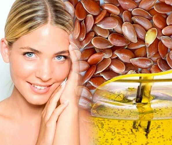 Maschere con olio di lino